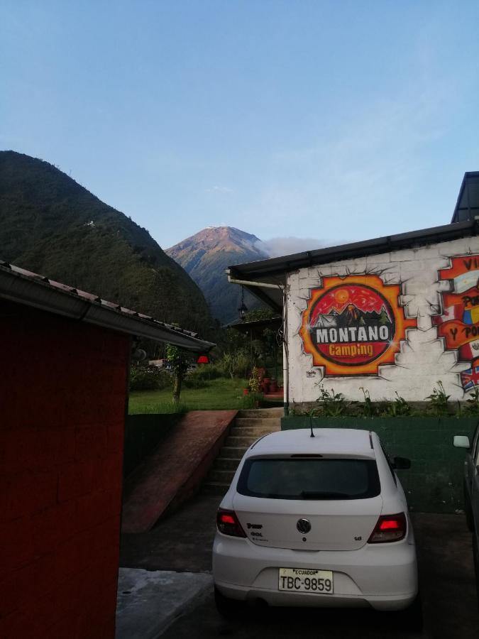 Montano Camping & Hostel Baños Exterior foto